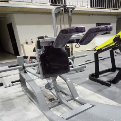 Super Squat Machine for Leg and Glute Exercise Strength 45-degree Leg Press Thigh Trainer with V-Squat Fitness Equipment