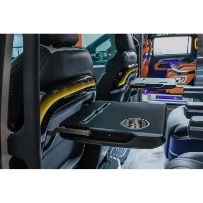 Sturdy Foldable Multi-Function Car Backseat Tray Interior Accessory for Eating Working Writing-Fits Most Vehicle Seats
