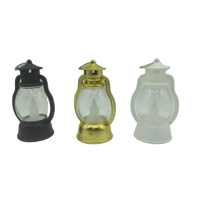 JNM Miniatures Dollhouse Toys Christmas Lamp Santa Clauce Lantern Candle Toys for Kids Play Miniature Customizable