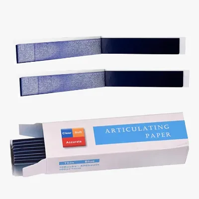 Dental Disposable Material 100um Full Mouth Shape Dental Hydrophilic Articulating Paper