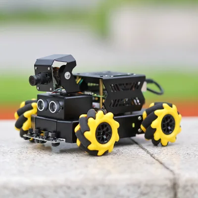 Chipboard Yahboom Raspbot V2 Ai Large Model Robot Car Kit Camera Toy Educational Python Programming Raspberry Pi 5 Lithium