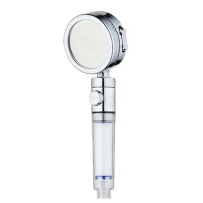 3 Function Saving Water Instant Water Shower Head PP Filter With Button