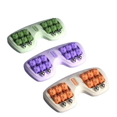Foot Massager Roller Shiatsu Massage Reflexology Magnetic Bead Timing Control Comfortable Heel Arch Calf Muscle Aches Plantar