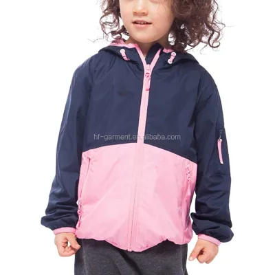 Wholesale Kids Clothes Waterproof Wind Breaker Jacket Custom Windbreaker for Kids