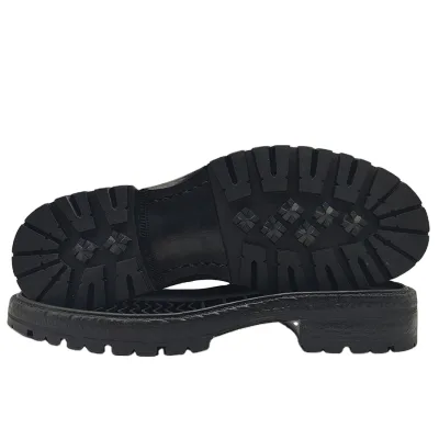 Rubber Marco High Heel  Outsole Men Classical Loafer Chunky Men Dress  Moccasin Rubber Sole
