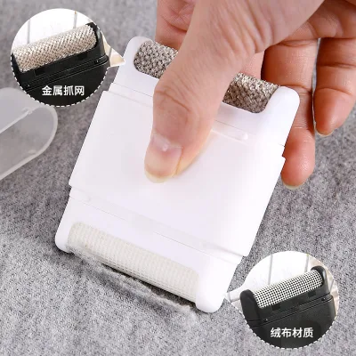 Portable Double Head Manual Lint Remover Epilator Mini Home Appliance Parts Removing Pellet Shaving Clothes Carpets Fabrics