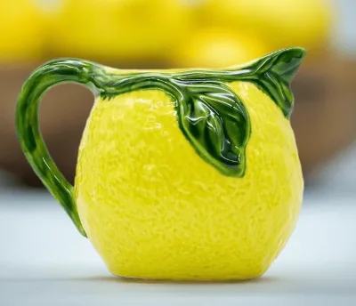 Ceramic Lemon Shaped Pitcher