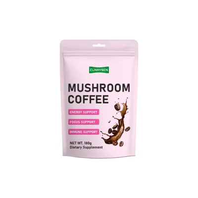 Rich Antioxidamt Mushroom Coffee Powder Sodium Protein Natural Mushroom Complex Energy Boosting Coffee Powder