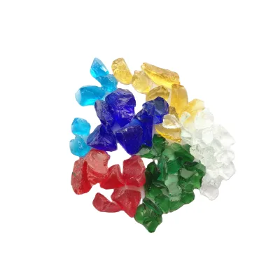 Crushed Glass Chips for Craft