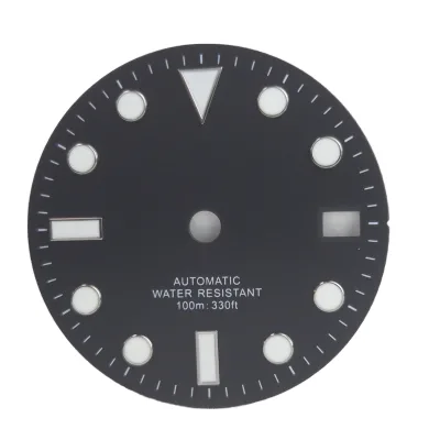 Best Selling 28.5MM Dials Fit for NH35/8215 Movement Luminous Style Nh35 Dial Watch Dial Aeecssories