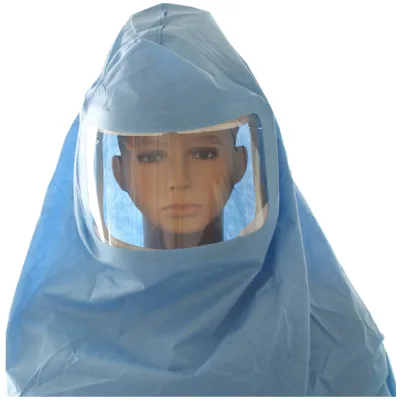 Medical Disposable Stryker T4/T5 Protective Surgical Hood With Face Cover Shield