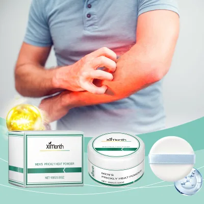 Men's Body Powder Skin Sweat Absorbent Breathable Comfortable Refreshing Peppermint Daily Care