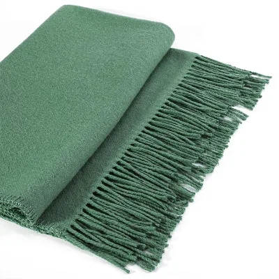 Custom Logo Woven warm throw blanket sofa Customized Woven Blanket