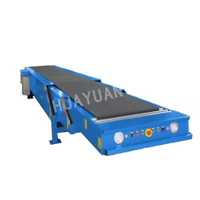 2024 New HUAYUAN Uploaded Truck Telescopic Conveyor for Tyre Handling