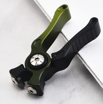 New Mini Aluminum Alloy Fishing Line Scissors Compact Fishing Line Scissors Fishing Accessories
