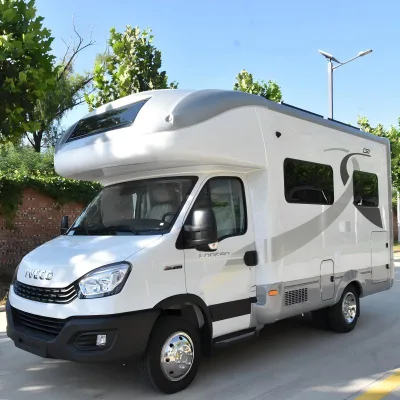 High Performance New CNCMC LINKON Motorhome RV Car Van Camping Vehicle Gasoline/Petrol 6 Person Seat Sleeping Capacity 1 Year
