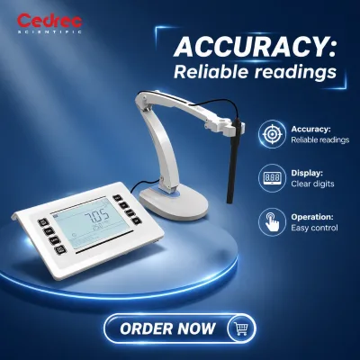 High Quality Benchtop PH/mV/Conductivity/DO Meter Multifunctional Meter for Water Quality Testing