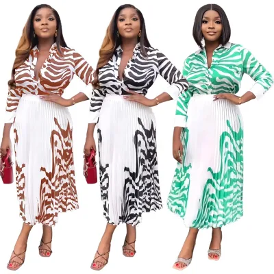 China Wholesale Skirt and Shirt Set New Design Shirt and Skirt Set Fashion Shirt and Skirt Set for Women