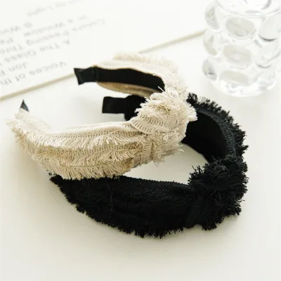 Europe and the United States Fashion Temperament Hair Hoop Design a Small Knot Pressure Hair Hoop Manual Hair Accessories