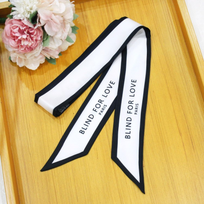 Mulberry Silk Tie Bag Silk Twill Long Silk Scarf Decoration Small Neckties Women Flutter Belt Scarves
