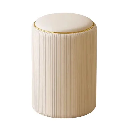 Wholesale Fashion Custom Round Storage Ottoman Footstool Chair