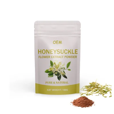 High Quality OEM Private Label Plant Extract Lonicera Japonica Extract Powder Honeysuckle Flower Extract