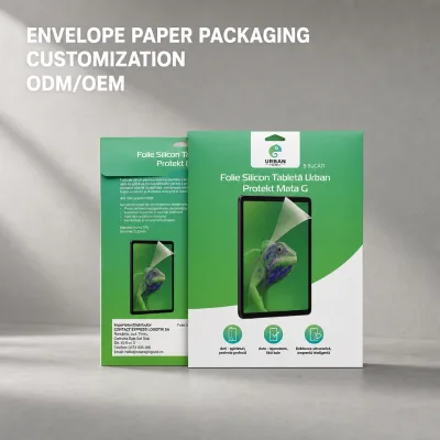 Wholesale Custom Waterproof Paper Packaging Cardboard Sleeves Sponge Lining Hanging Hole for Digital Accessories Flat Shipping