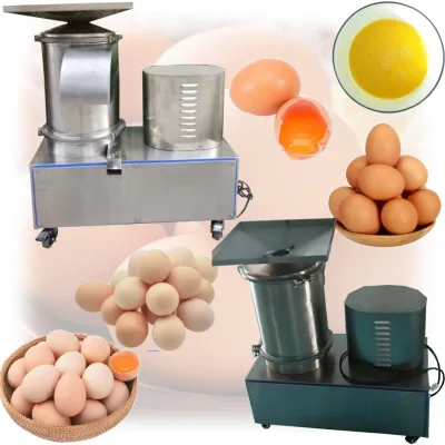 Commercial Automatic Egg Opener Shell Separator Breaker Machine Egg Liquid Eggshell Separator