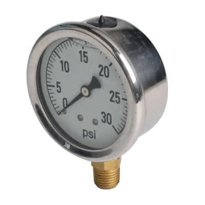 Liquid Filled Stainless Steel Pressure Gauge