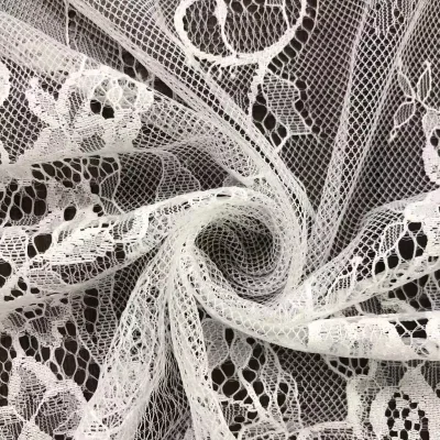 New Style French Bridal Dress Soft Nylon Lace Fabric for Girls' Wedding Dress