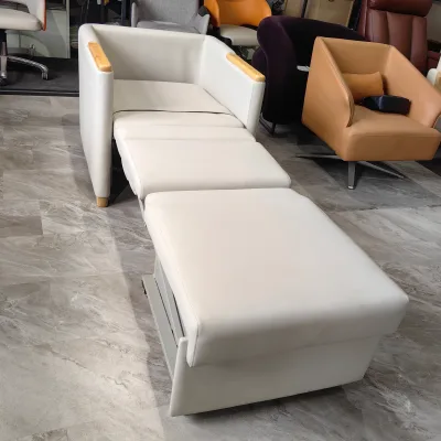 Hospital Multifunctional Infusion and Transfusion Chair of High Quality for Medical Use with Wood Material