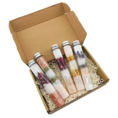 Bath Salt Soaking Solution with Tea Tree Oil Eucalyptus Lavender and Hibiscus Scent