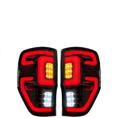 For Ranger (2012-2021) Raptor Tail Lights Brake & Turn Signal Flowing Light Assembly Model 6688 12V for Modification