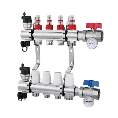 BODE Modern Flexible Eco-Friendly Apartment Intake Manifold Ball Valve Water Separator Floor Heating Manifold