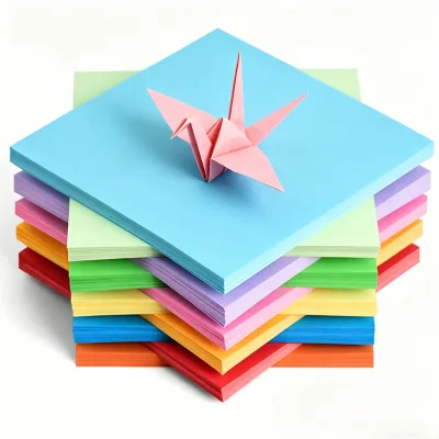 Wholesale 100 Pieces Multicolor Painting Thick Card 70g Hand-painted Greeting Cards Double Sided Color Paper Card