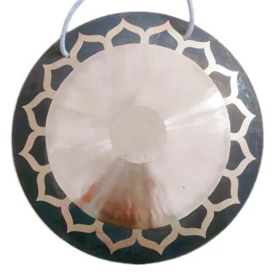 Popular 22 Inch 55CM Lotus Wind Gong for Sound Healing Feng Gong