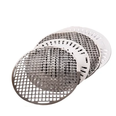 Korean Style BBQ Grill Pan Nonstick Barbecue Plate Smokeless Round Shape