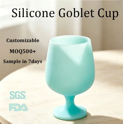 Summer Whiskey Cocktail Shot Glass Ice Cup Silicone Drinking Shot Glasses for Cocktail Custom Unbreakable Shot Glasses