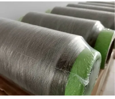Antimicrobial Deodorization Function Silver Coated Nylon Conductivity Yarn for Knitting Socks for Grounding Bed Sheets