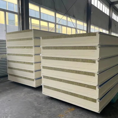 Cold Room High-quality Polyurethane Composite Board Rock Wool Wall Panel