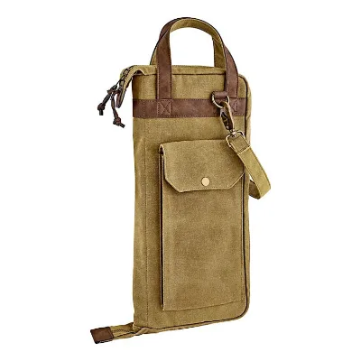 Professional Durable Waxed Canvas Drum Stick Bag Mallet Holder Organizer