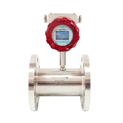 Factory Supply Small Volume Water Diesel Oil Fuel Digital Flow Meter Turbine Liquid Turbine