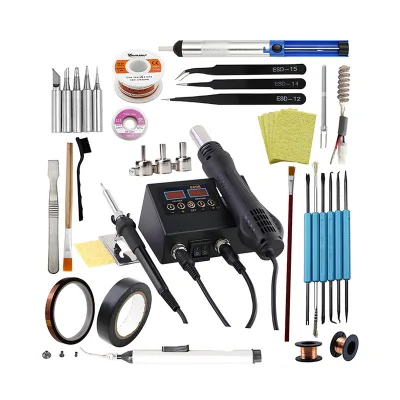 Professional Customization Micro Solder Station Soldering Station 2 in 1 Power Supply Soldering Station for Phone