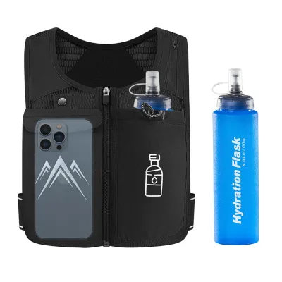 Lightweight Reflective Veste Running Homme Trail Hydration Running Backpack With Water Bottle