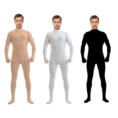 Unisex Adult Full Tight Suits Halloween Spandex One Pieced Bodysuit Cosplay Costumes
