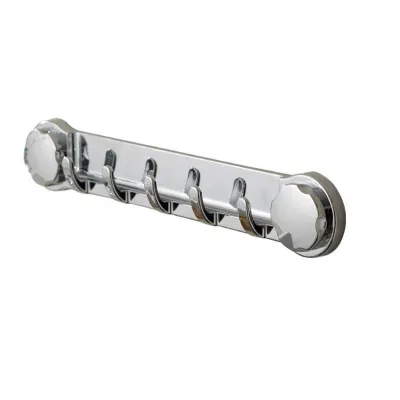 Suction Cup Hooks Hole-free Bathroom Wall Shelf Creative Towel Rack Wall Hanging Light Luxury Toilet Behind the Door Hanging