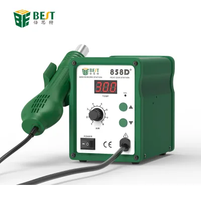 BEST-858D+ Hot air Quick Rework Station with Heat Gun Soldering Gun
