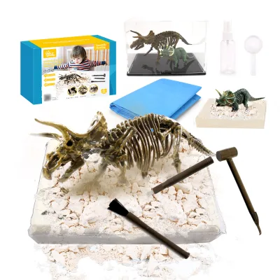 National Geographic Information on Dinosaur Footprint fossil Toys Digging Dig Kit Toy for Sale Cheap for Classroom Adults