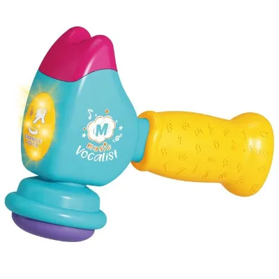 Learning Toys Lovely Cartoon Shape Mini Plastic Toddler Toys Hammer Language Learning Light Music 0-24 Months Unisex Model