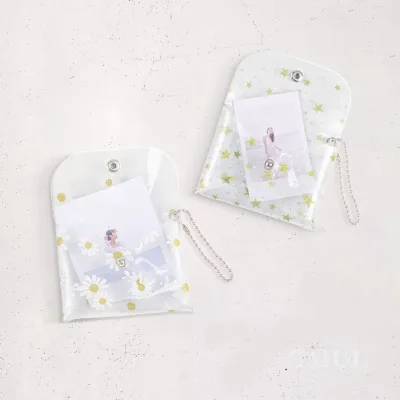 Instagram Kpop Style Square Film Holder Easy-to-Use Wallet Envelope Photo Bradde Chain Bag Instax Mini EVO Film Vogue Clear